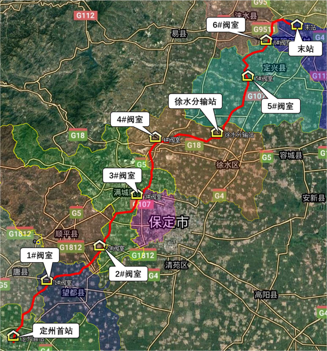 定州到唐县规划公路图图片